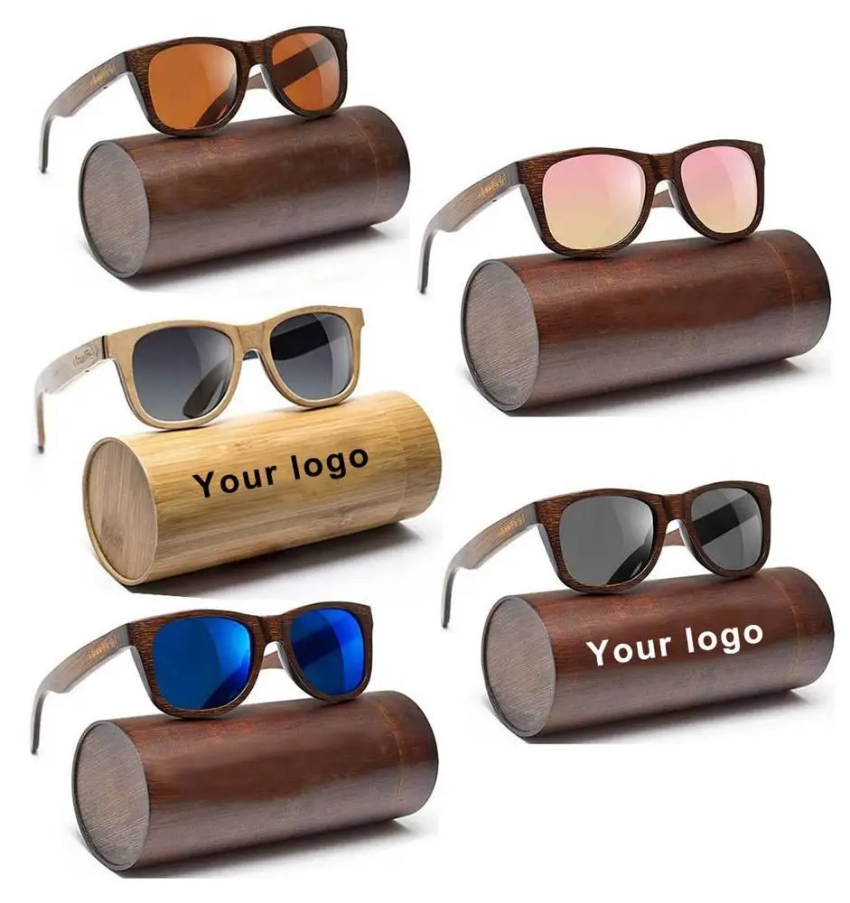 

vintage wood bamboo unglasses polarized,2 Pieces, Custom colors