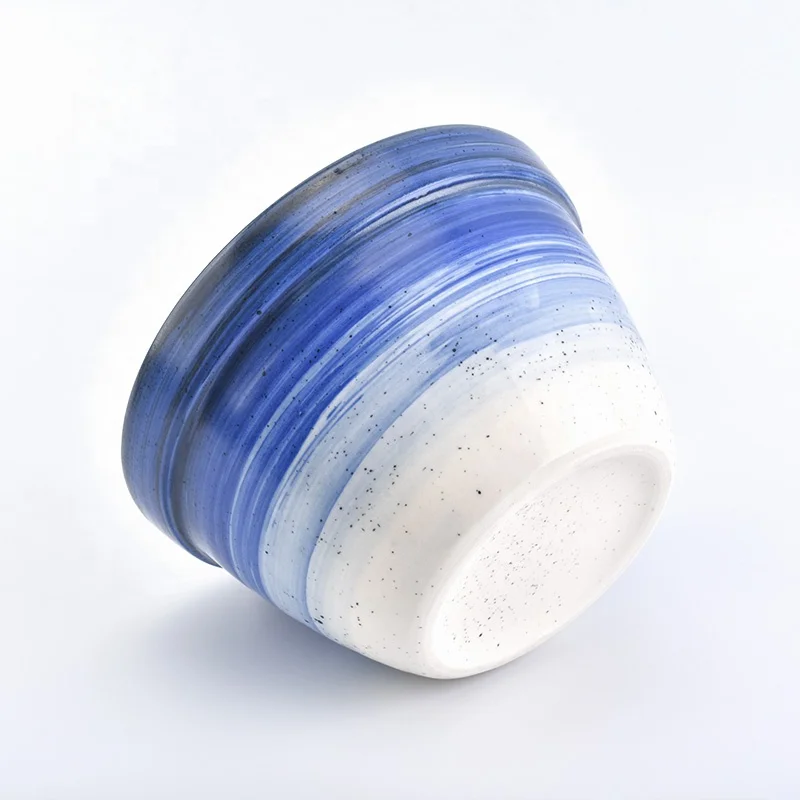 4 Wicks Ceramic Candle Vessel For Hotel