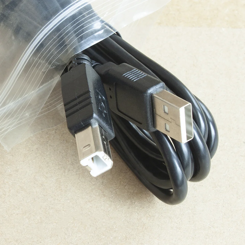 Factory Cheap Price Usb2.0 A Male To B Male 1.8m Shielded Usb Printer Cable Black For Brother Hp Canon Lexmark Epson(in Stock) 11