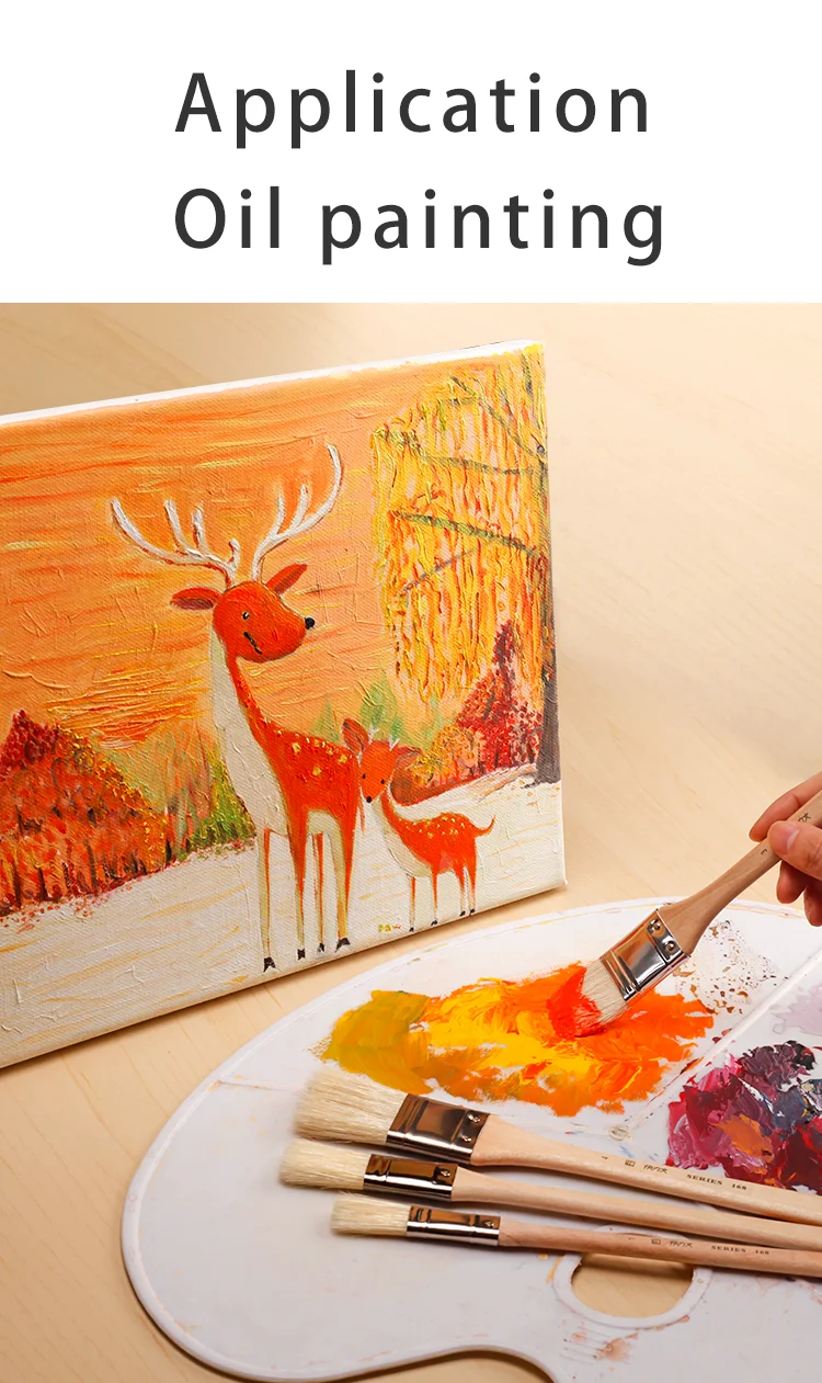 bristles paint brushes professional painting brush wooden handle