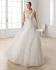 Luweiya customize a line casual dress lace wedding apparel wedding dress bridal gowns woman dresses for bride party