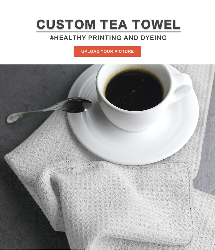 Custom Design 100 Polyester Custom Printed Sublimation Tea Towel Buy