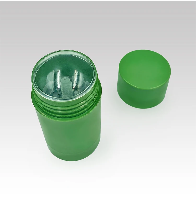 40g Green Plastic Deodorant Tube Empty Deodorant Stick Container For