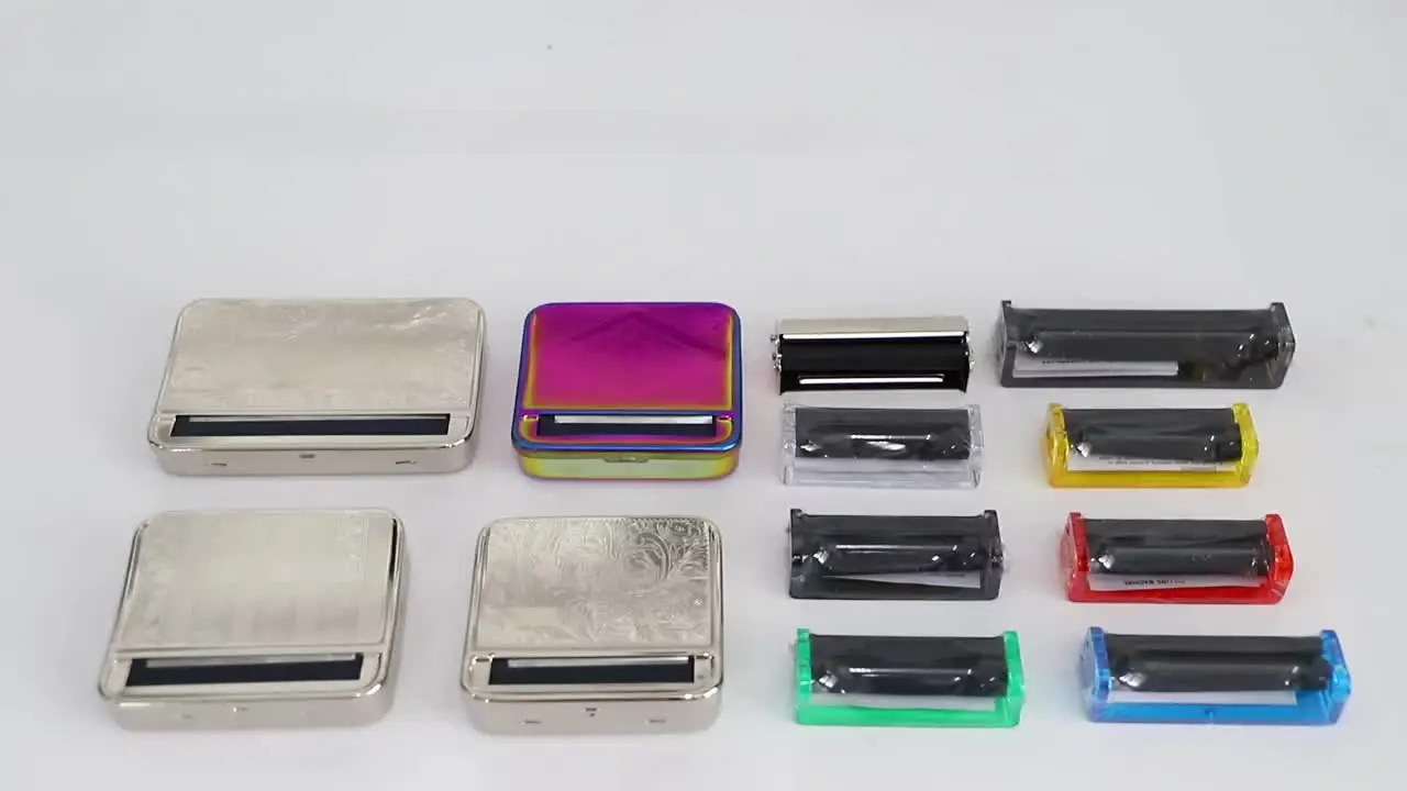 plastic cigarette rolling machine Erliao Portable Smoking Accessories Plastic Cigarette Maker 110mm Cigarette  Rolling Machine