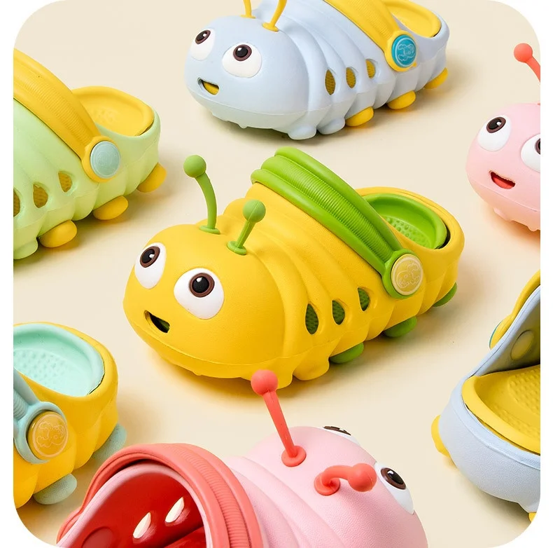 Cartoon Summer Infant Crawling Shoes for Boys and Girls Toddlers' Indoor Sandals Comfortable Babys Slippers