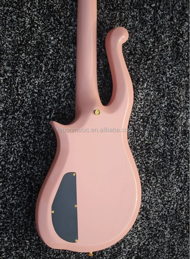 WANTON　GUITAR　玩具　未使用 Weifang Rebon 6 String Cloud Prince Electric Guitar in Pink