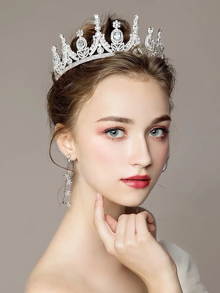 2019 New Fashion Design Zircon Wedding Tiaras And Crowns - Buy Wedding ...