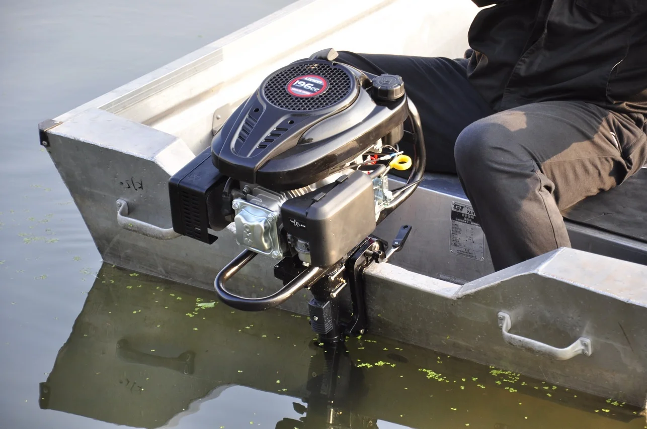 196cc loncin 4 冲程 6.5 马力汽油电动渔船舷外发动机喷气发动机出售