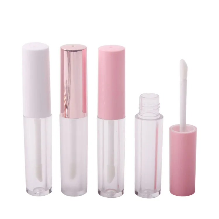 pink cap lipgloss tube
