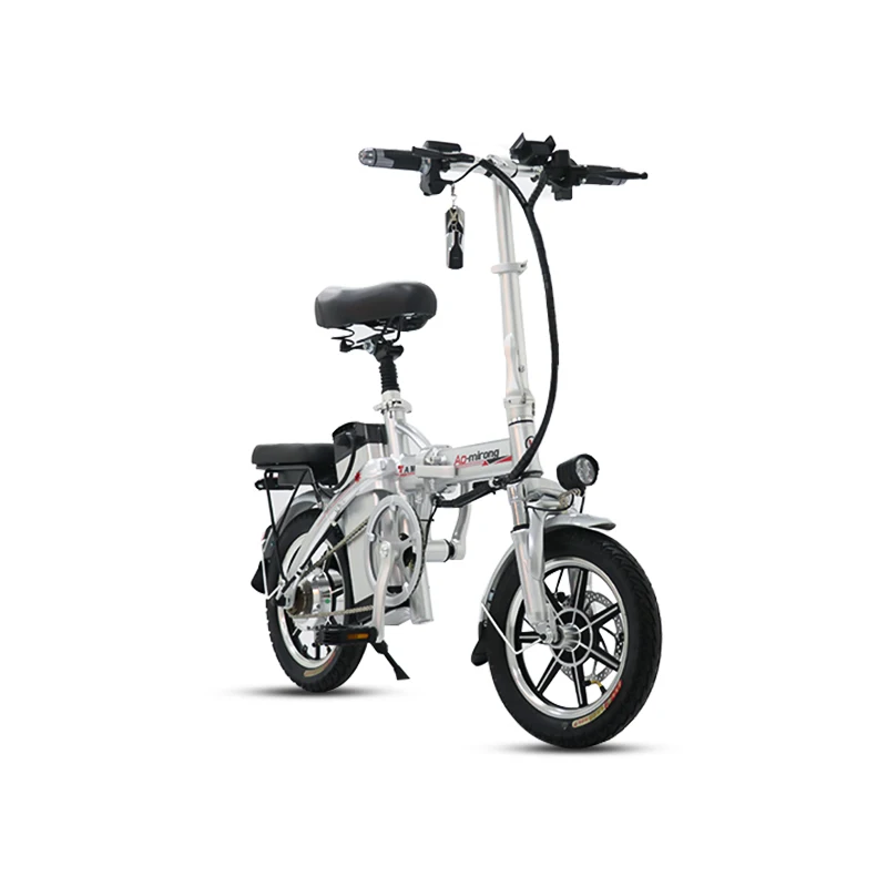 7 Speed Foldable Ebike Fat Tire E Bike 14 Inch Bicycle Folding Electric 