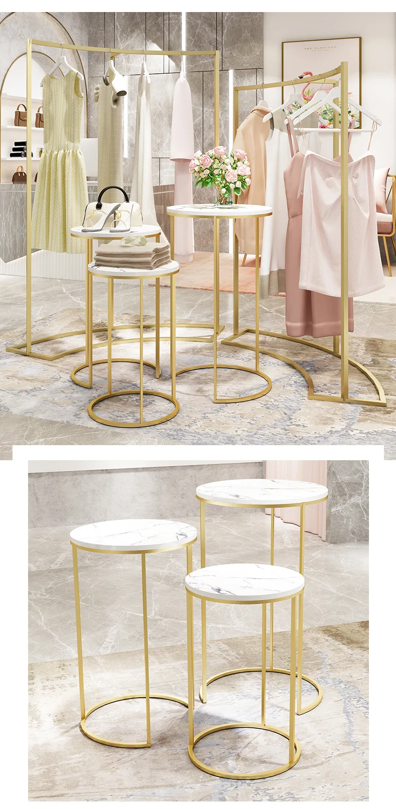 Nakajima Creative Golden Semi-Circular High Low Arc Modern Running ...