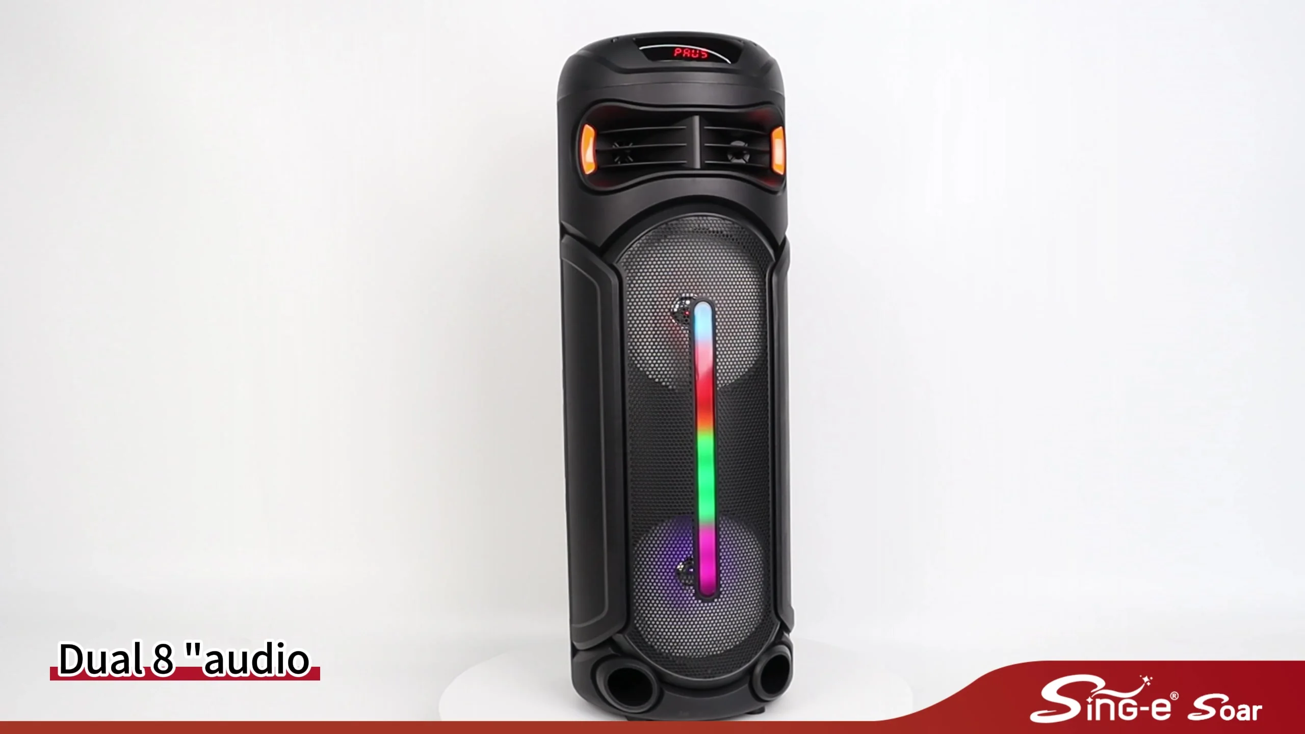 Caixa de som portátil para DJ Sing-e ZQS8267 com Bluetooth, alta