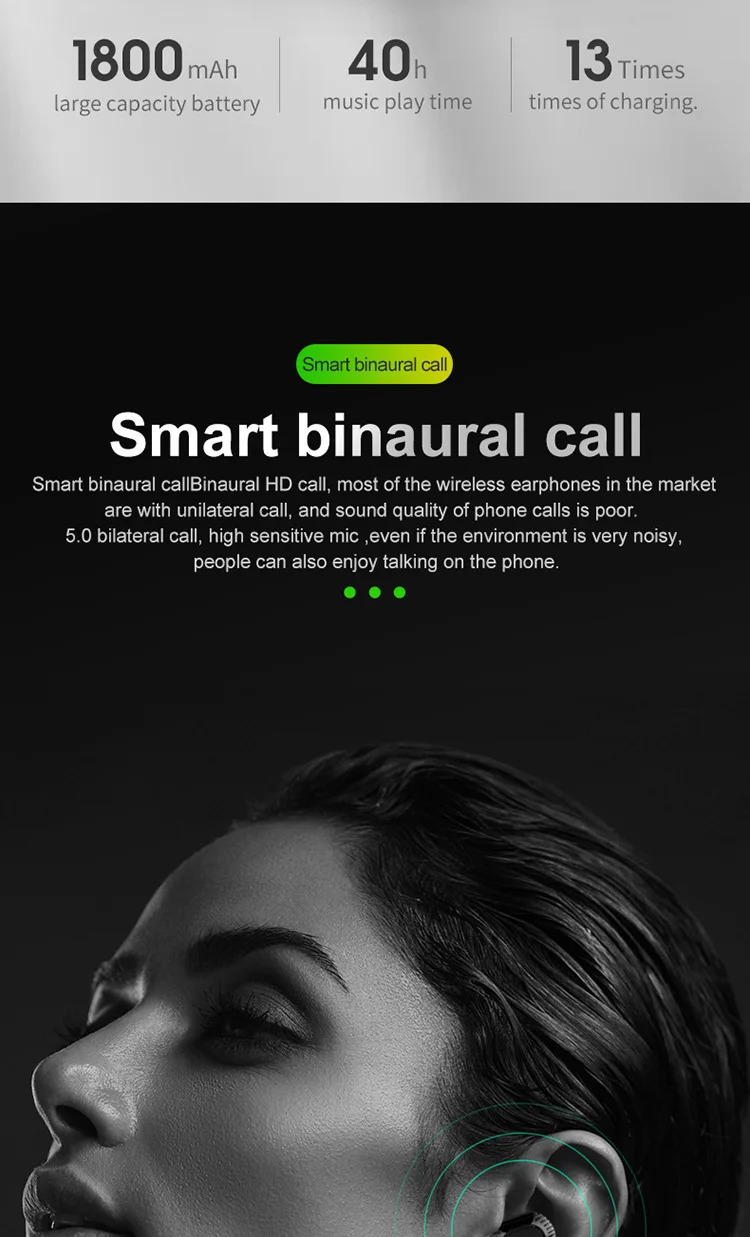 The new TWS bluetooth earphone shows a large capacity XG20 mini waterproof wireless sports headset - ANKUX.COM