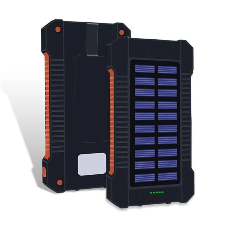 Waterproof 10000mAh Solar Charger Outdoors Emergency External Battery for Mobile Phone Tablets Light - ANKUX.COM