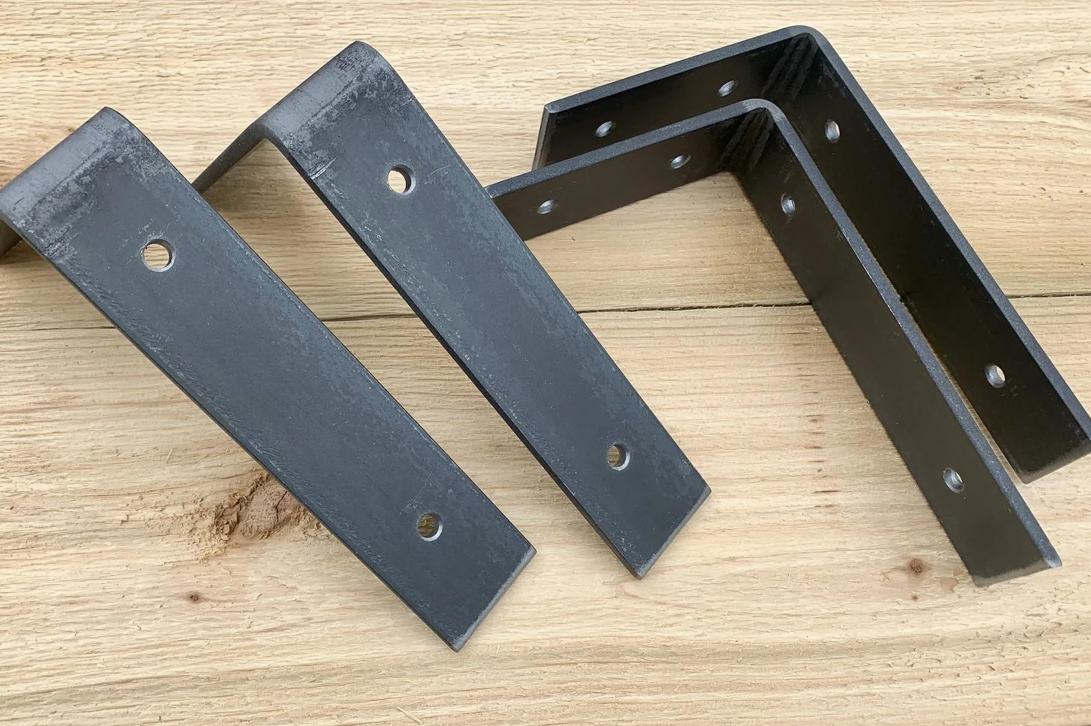 Countertop Support Bracket Front Mounting Plus,90 Degrees Obtuse Angle