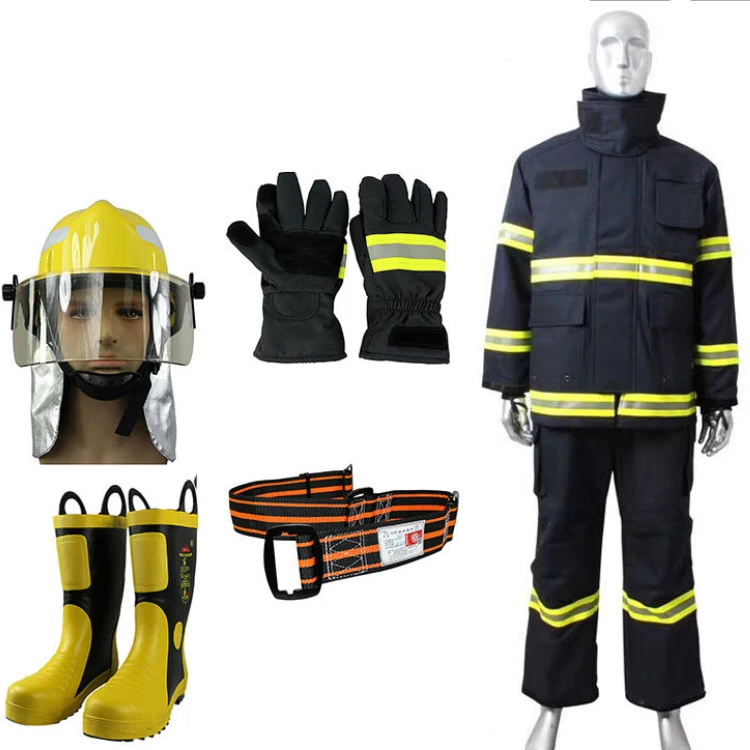 Fireman Fire Suits Fire Suit 5-piece Suit Fireman Fire Fighting ...