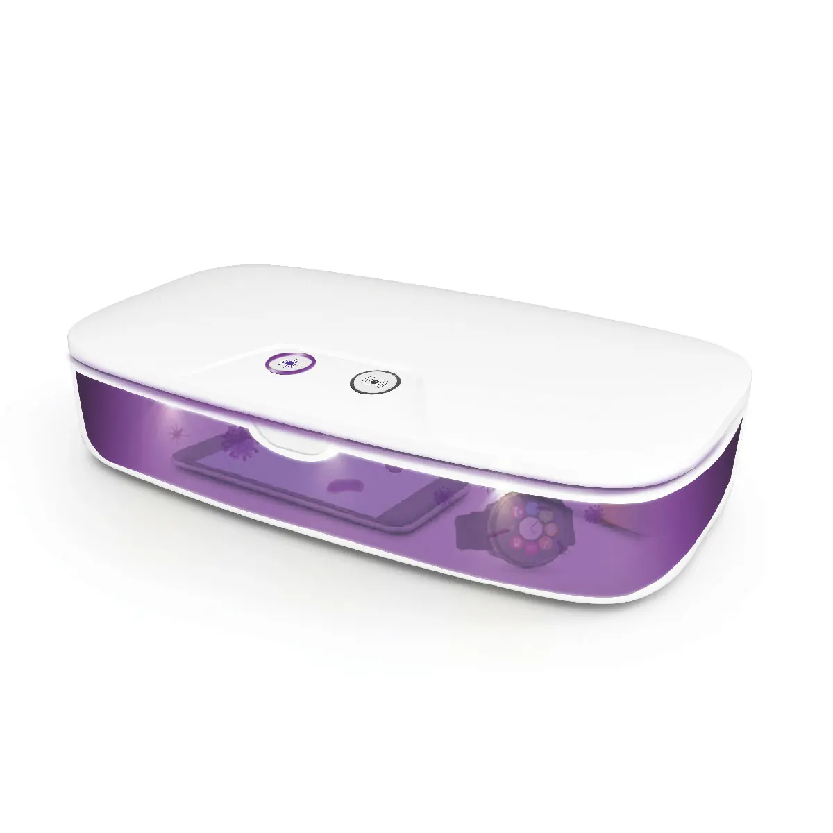 Multi-functional Uvc Led Sterilizer UV Sanitizing Box UV Phone Sanitizer with Wireless Charging