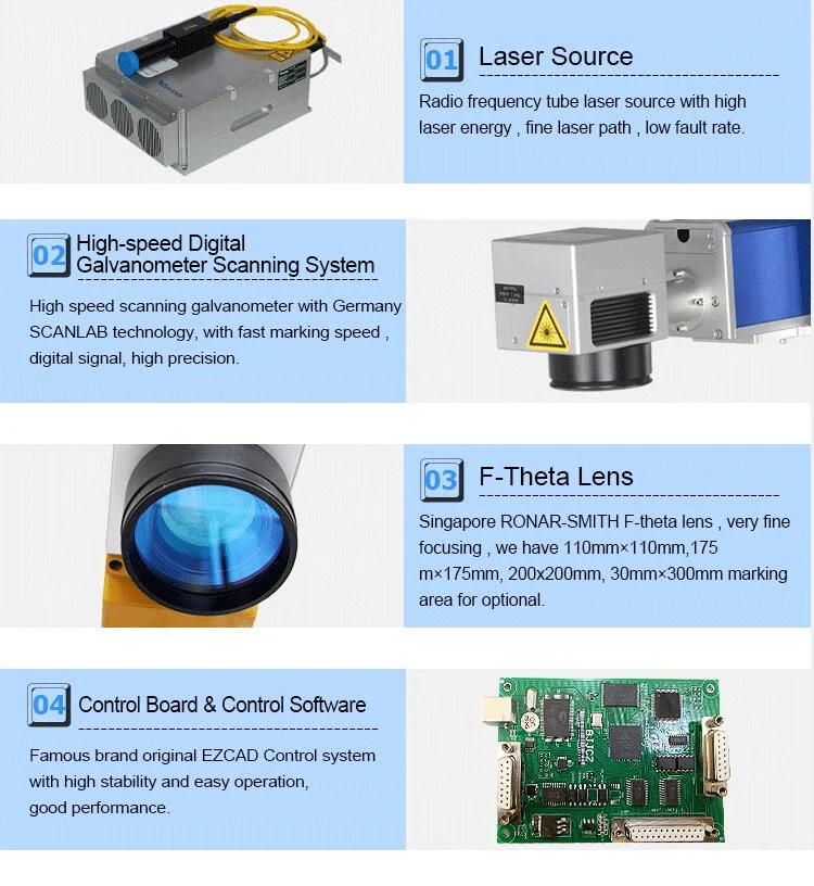 20w 30w fiber laser printing engraving marking machine for metal non-metal plastic in China