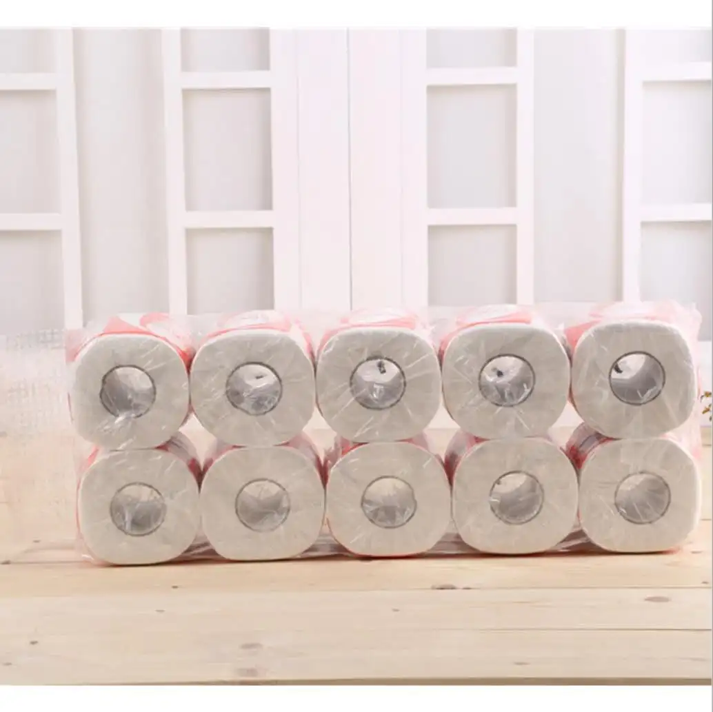 Wholesale Multilayer Soft Recycled Colored Biodegradable Tissu Toilet Paper for Hotel