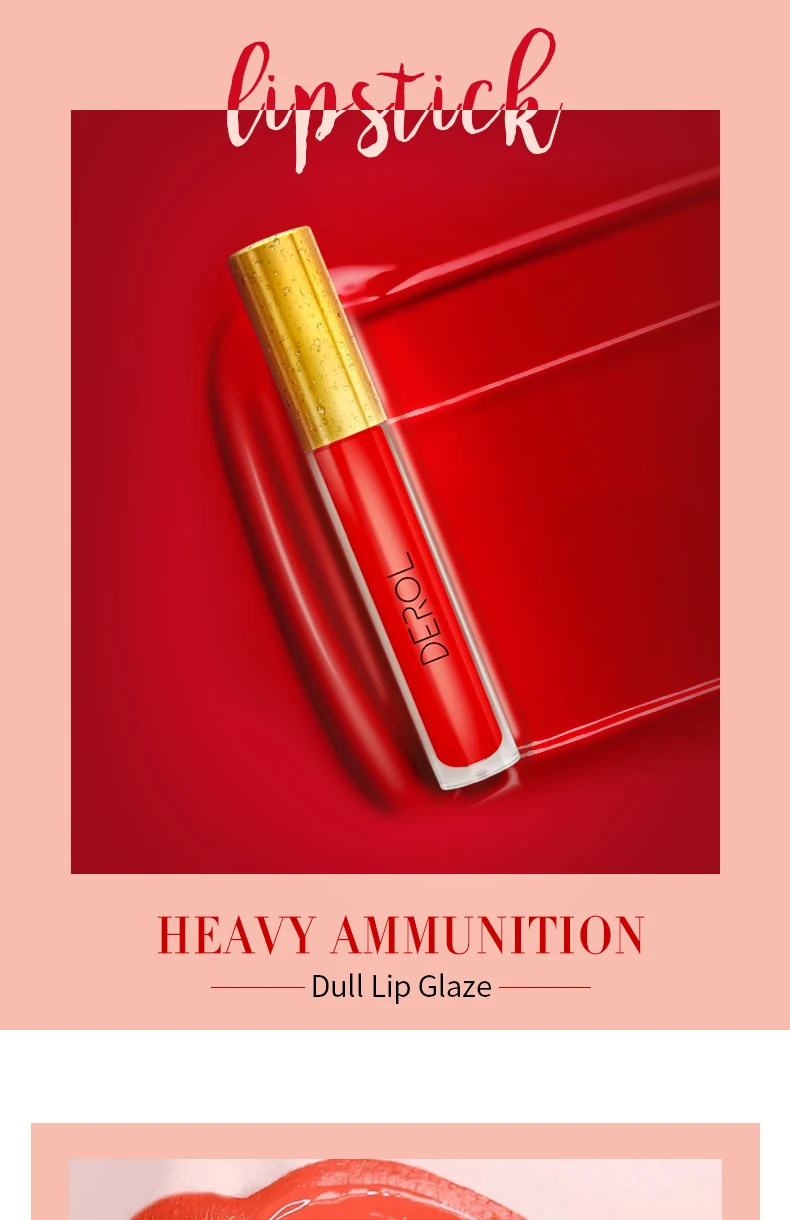 Derol Velvet Matte Lasting Lip Gloss 16 Colors Waterproof Long Lasting Liquid Lipstick Shiny Lip Glaze English Packaging Buy Lip Gloss Velvet Matte Lasting Lip Gloss Long Lasting Liquid Lipstick Product On Alibaba Com