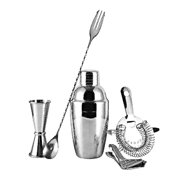 Hiqh Quality Bar Tableware Factory Outlet Bartender 800ml Coated Stainless Steel Shaker Set Boston Bar Bartender Tool Set