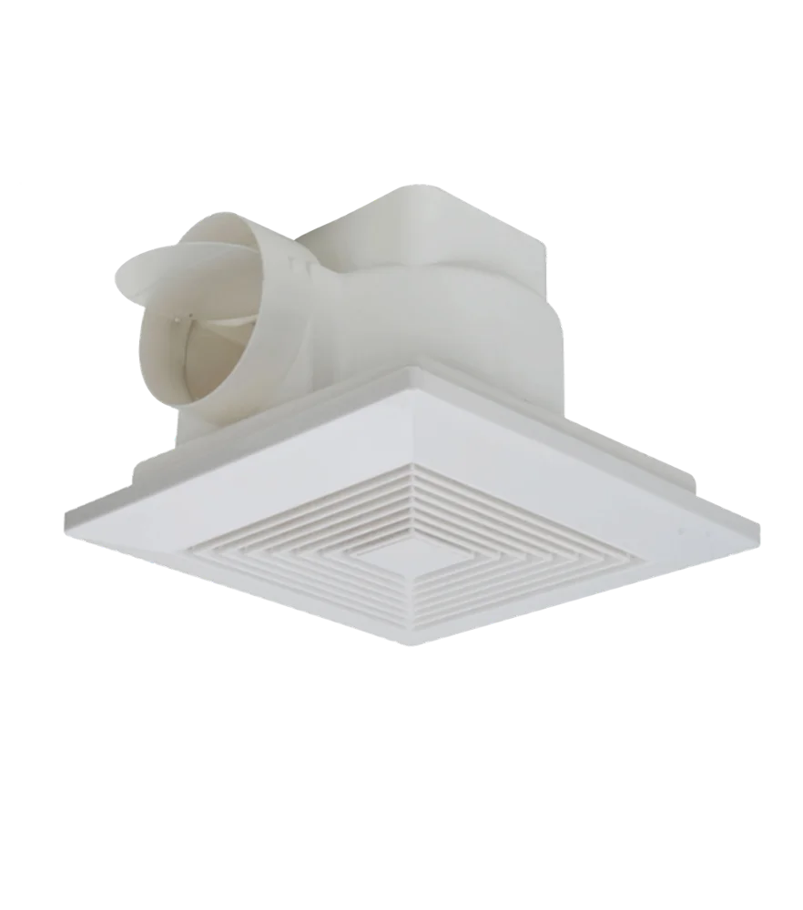 8 Inch Abs Plastic Body 500 Cfm Smoking Room Ceiling Pipe Exhaust