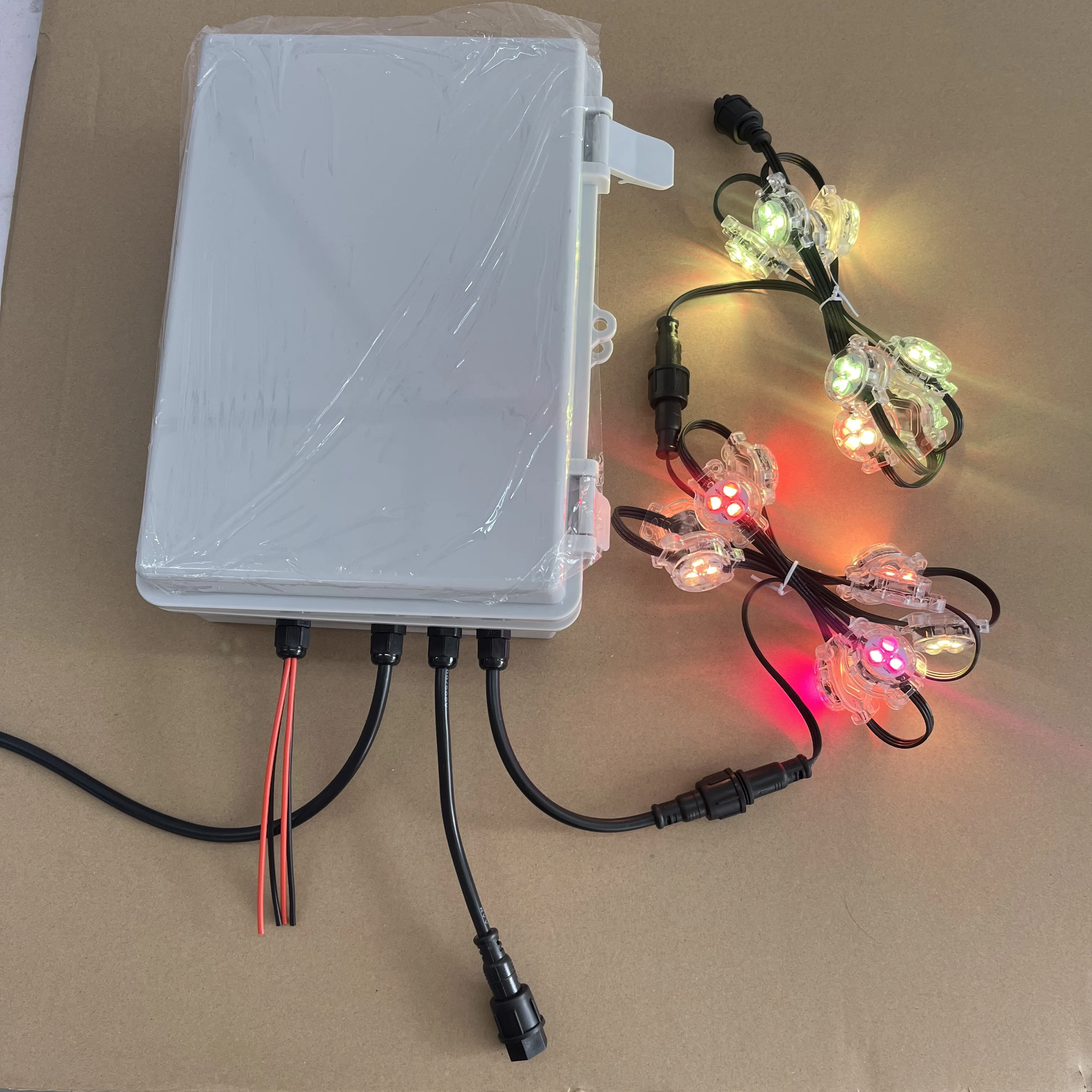 Led Control Box Output UV Resistant Waterproof Durable LED Controller Box Electrical Junction ...
