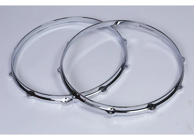 Large Size Drum Hoops Oem Silver Metal Drum Used Accessories Metal