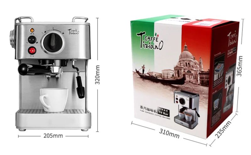 Commercial & Home Use Semi Automatic Espresso Coffee Maker ...