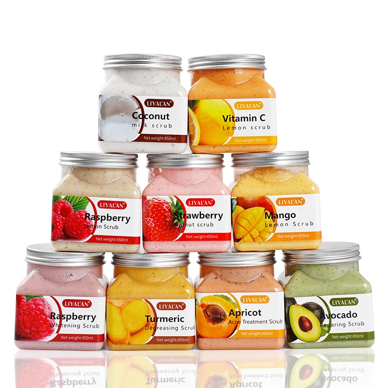 Wholesale Natural Organic Vegan Fruit Avocado Strawberry Apricot Sherbet Moisturizing Exfolianting Face Body Scrubs, 9 colors/ custom color
Wholesale Natural Organic Vegan Fruit Avocado Strawberry Apricot Sherbet Moisturizing Exfolianting Face Body Scrubs, 9 colors/ custom color