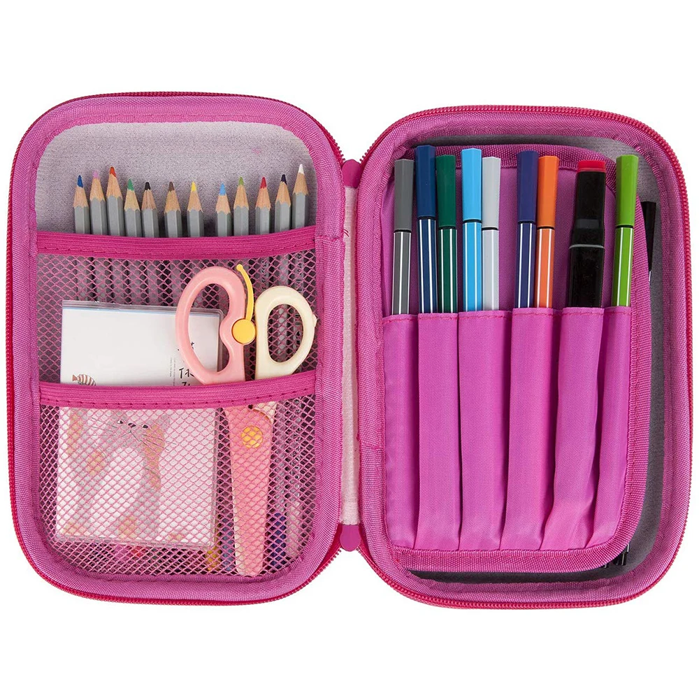 Eva Hard Shell Case Pen Pencil Organizer School Stationery Holder For ...