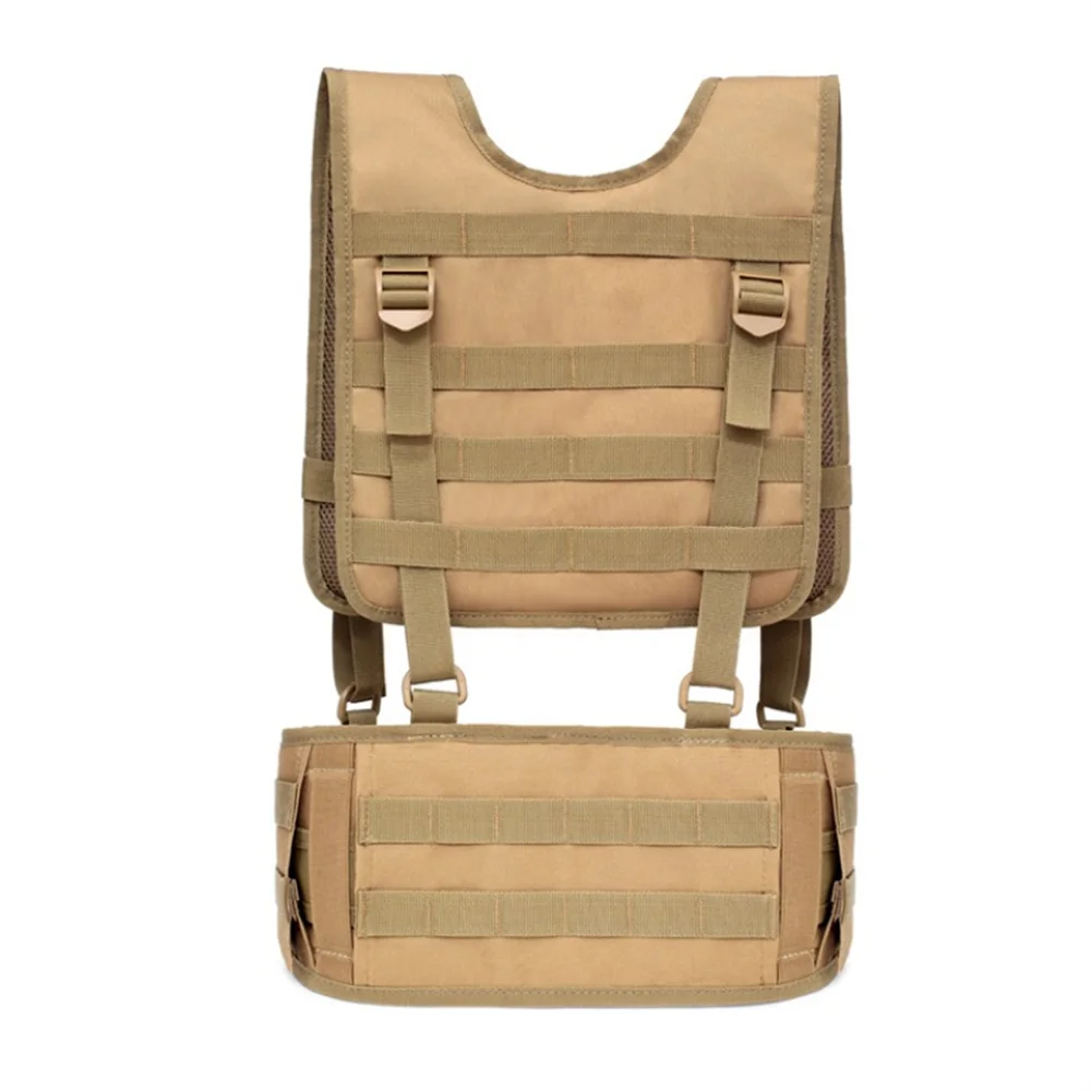 YUANYUAN520 Militaire Gilet Tactique Poitrine Rig Combat Taille Ceinture Hommes Arm/ée Airsoft /Équipement De Paintball En Plein Air Chasse Gilet ext/érieure