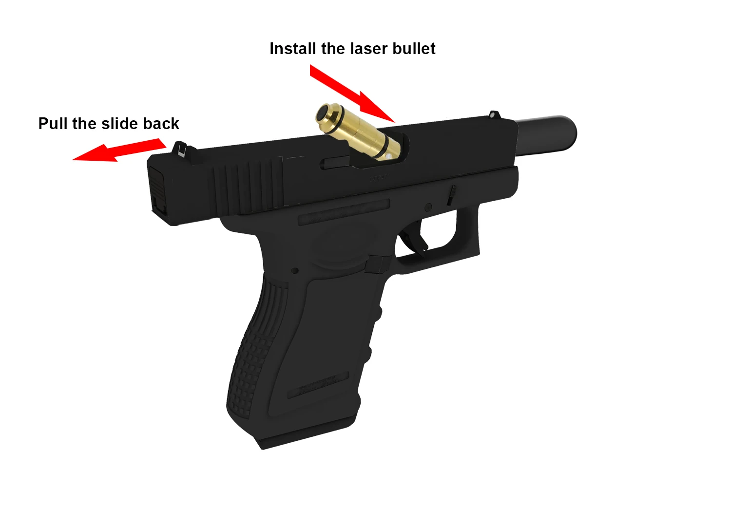 Shooting Training Red Laser Training Cartridge Laser Bullet Buy