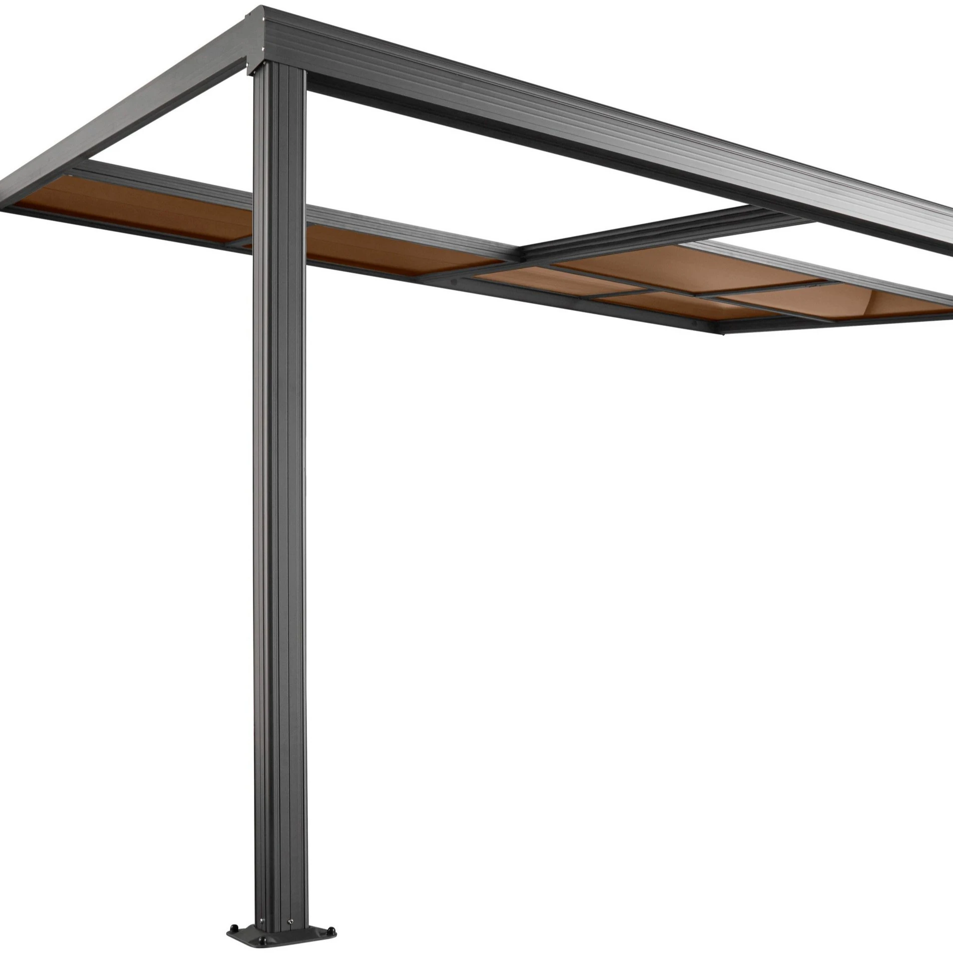 Aluminium Waterproof Outdoor Retractable Sliding Pergola Roof Patio