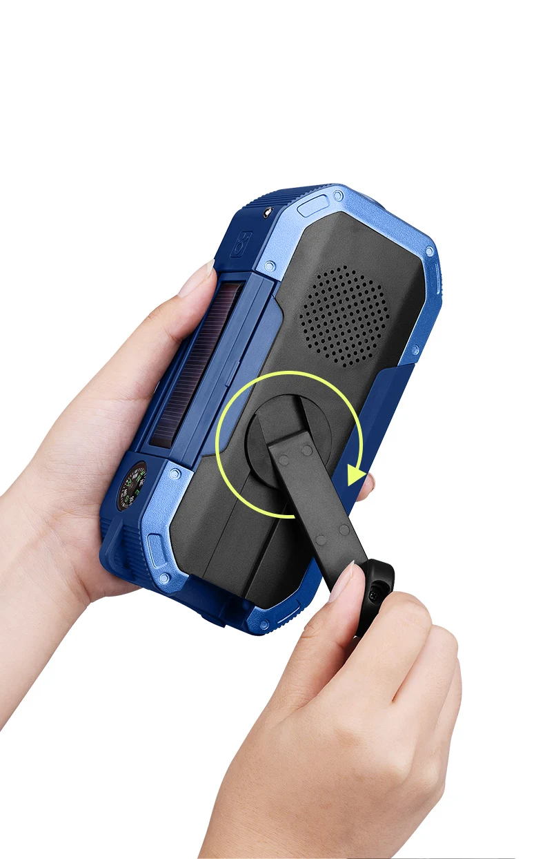 Solar Speaker Bluetooth Speaker 5000mA Capacity Radio Speaker - ANKUX.COM
