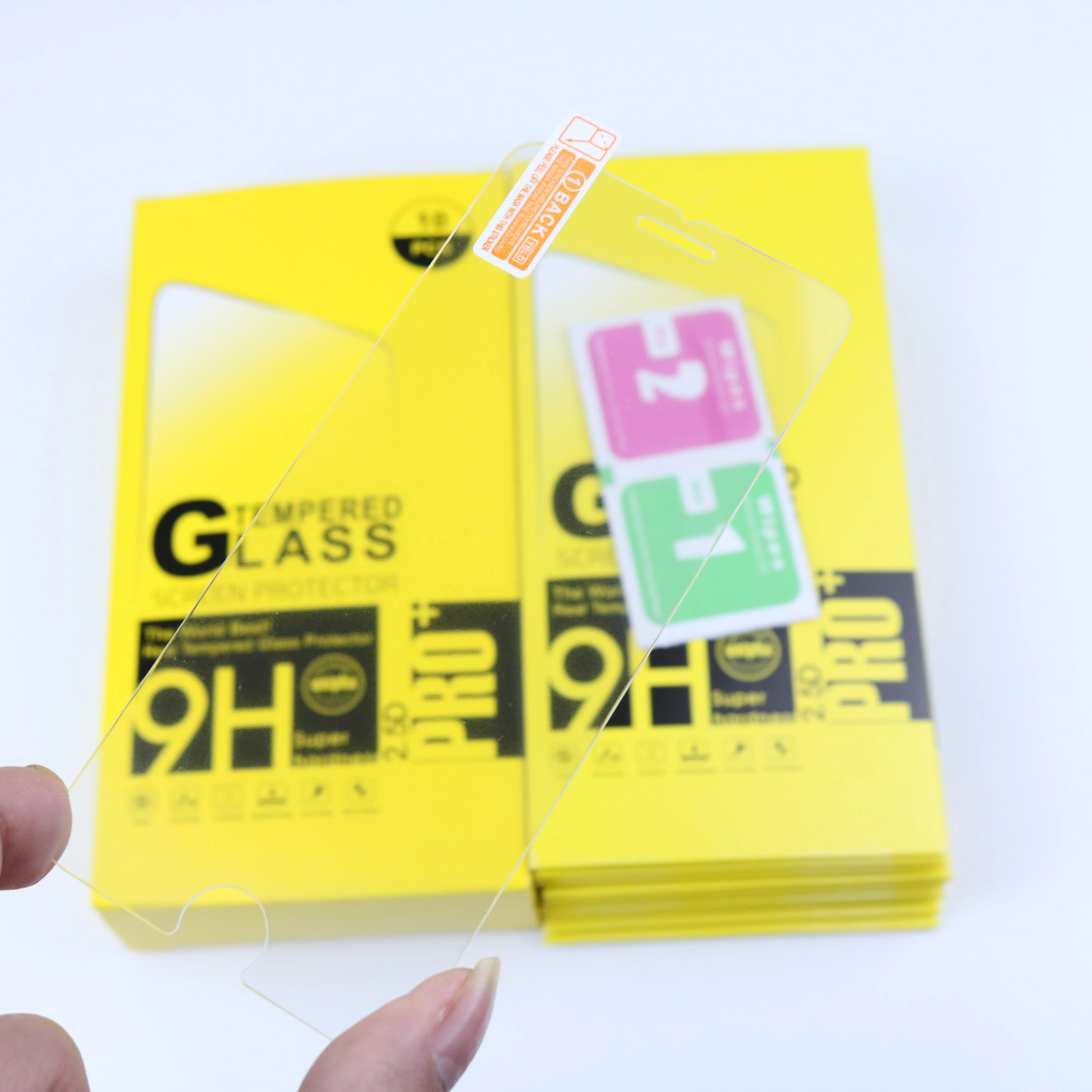 
China factory 9h 2.5D transparent Tempered glass screen protector for Apple iphone12 11pro Max Xs X Xr 