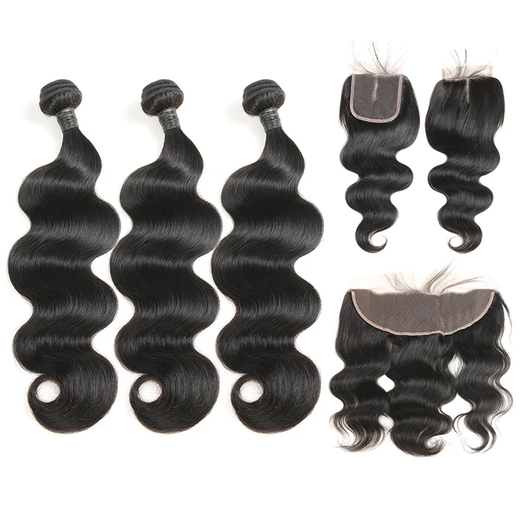 Human Hair Unprocessed Virgin Cuticle aligned Brazilian Hair Body Wave Hair Bundles Vendors Free Sample
