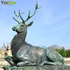 Wholesale Outdoor Cast giant Bronze Deer Statues