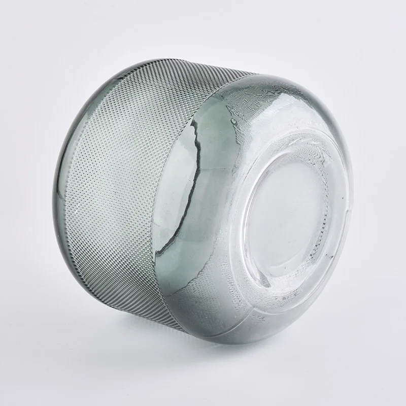Large Capacity Handmade Candle Container Glass