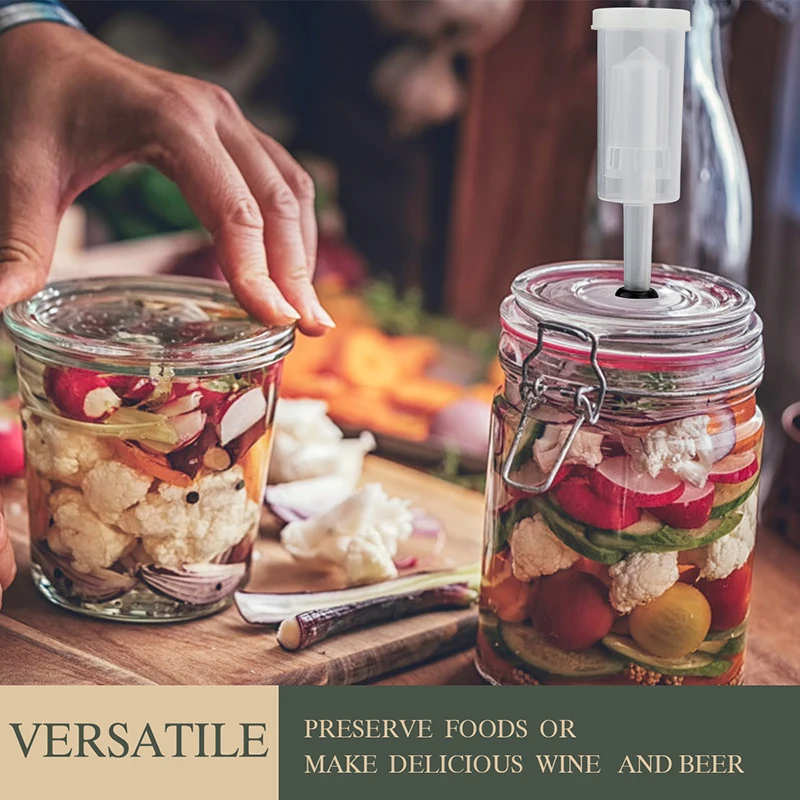 3piece Airlock With Silicone Grommet Pp Plastic Bpafree Airlocks