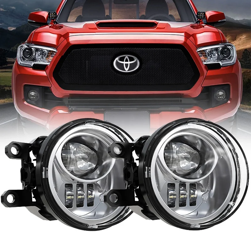 For Toyota led fog lights OEM Series for 2016 2017 2018 2019 2020 Toyota Tacoma LED Driving Fog Lights auto lights system