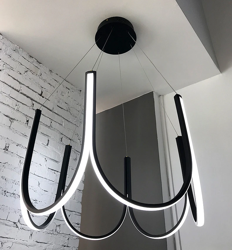 Modern minimalist living room lamp atmosphere high-end post-modern creative bedroom lamp dining room chandelier