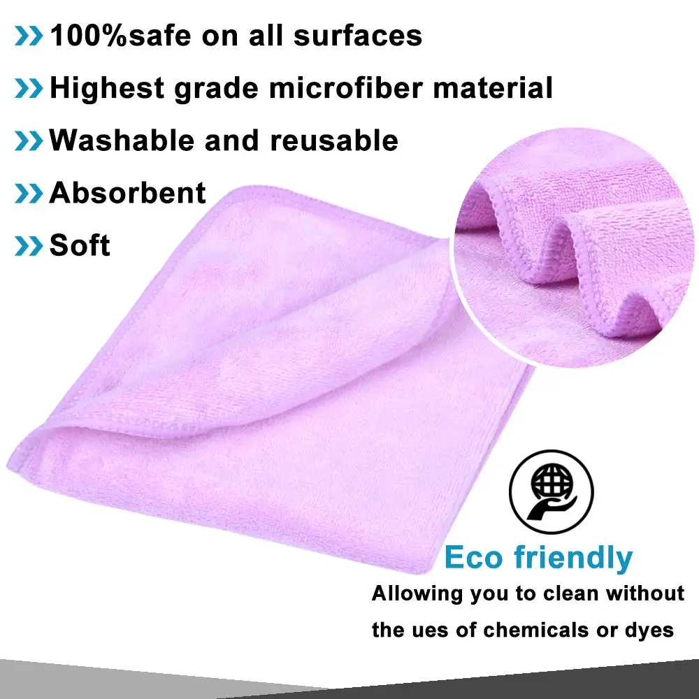 Microfibre Face Cloth Makeup Remover Towel With Embroidery - Buy ...