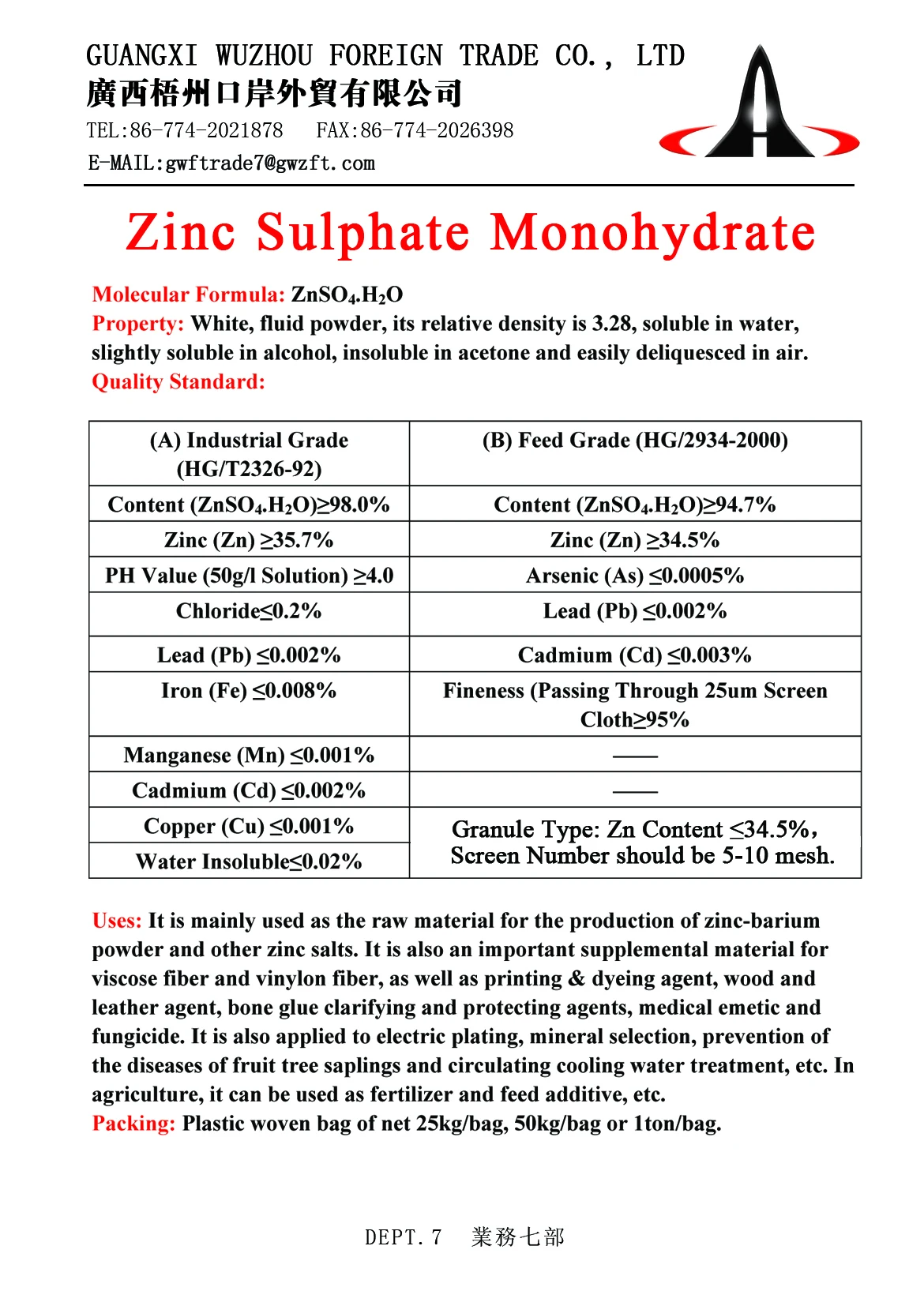 Zinc Sulfate Powder Zinc Sulphate Monohydrate Buy Zinc Sulphate Monohydrate 33,Zinc Sulphate