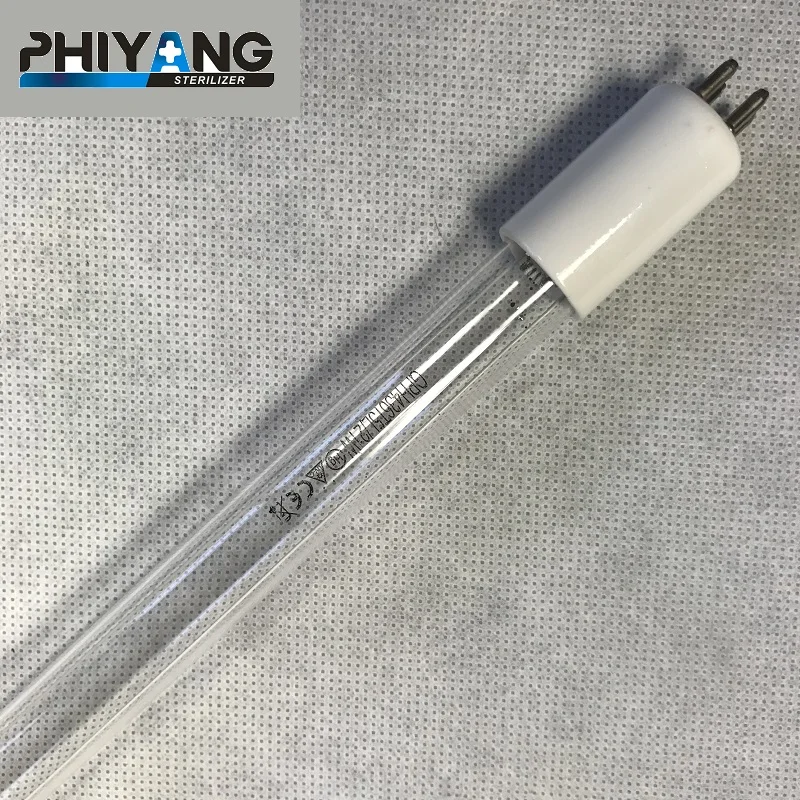 Single end four pins uv germicidal lamp for air/water/sewage treatment plant uvc light tube