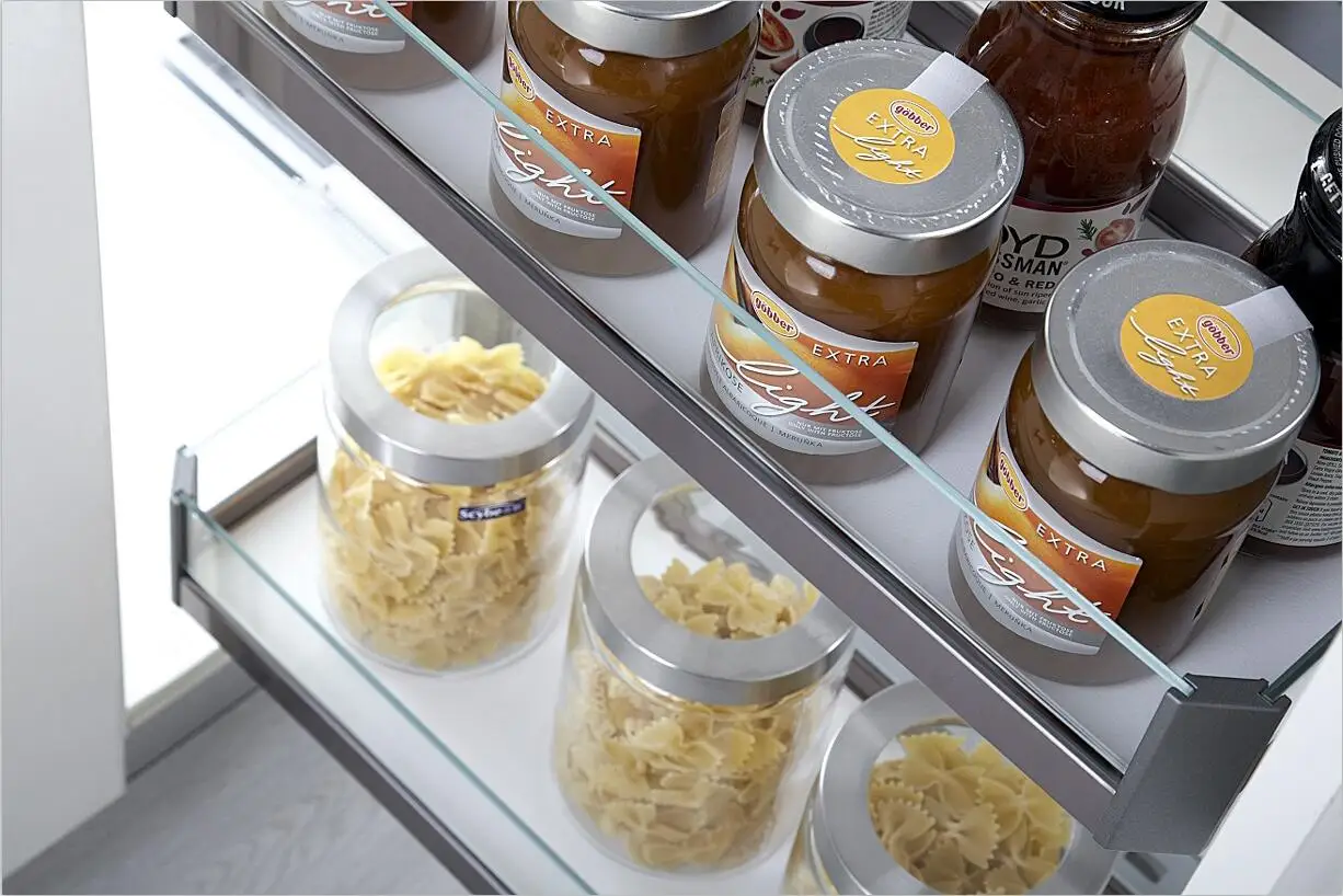 Nuomi Modular Del Gabinete De Dos Niveles Conjunto De Cesta De Cristal