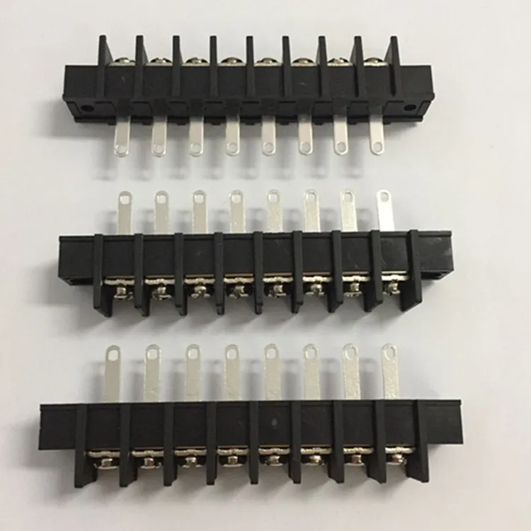 9.5mm Barrier Terminal Block With Flange 300v 25a 9.5mm Pitch Kdte45