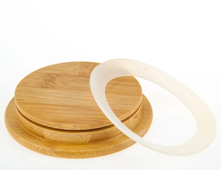 Wholesale Multisize Bamboo Lid For Glass Candle Jar Or Sealed Cans