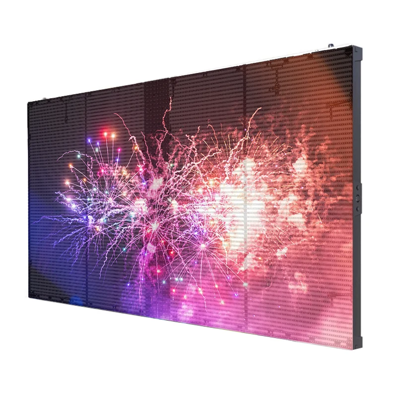 Transparent full color led screen for window LED display advertising P3.91 LED wall