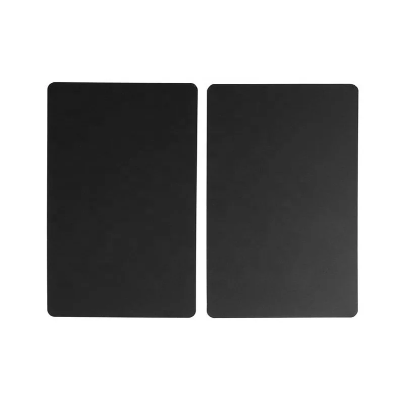 Custom Black Anodized Aluminum Business Card - Laser Engraved